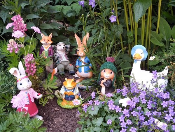 Peter Rabbit garden ornaments