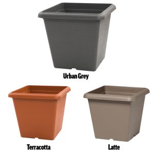Recycled cube pot