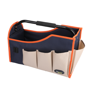 Rigid Bag orange navy