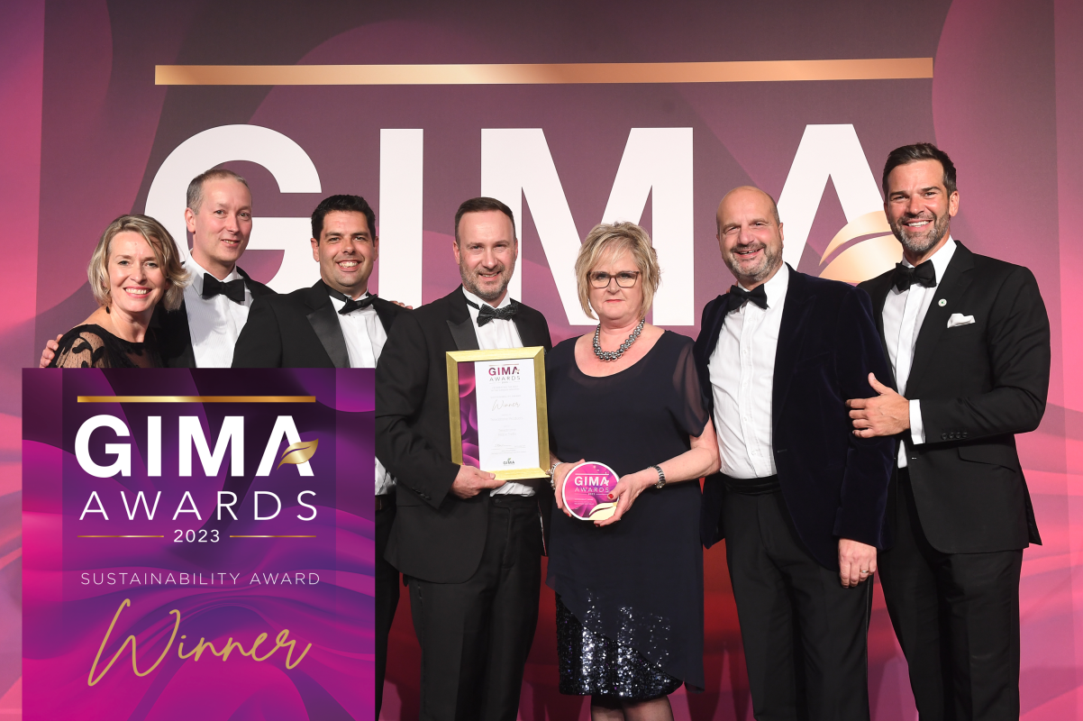 Treadstone team with the 2023 GIMA Sustainability Award