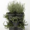 Contemporary Tower Pot Urban Grey