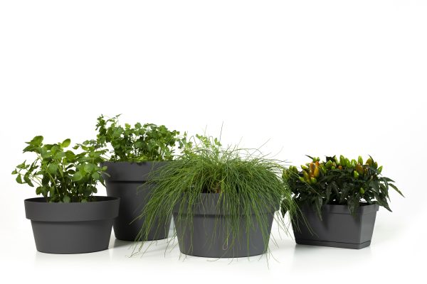 Contemporary Plant Pots Urban Grey