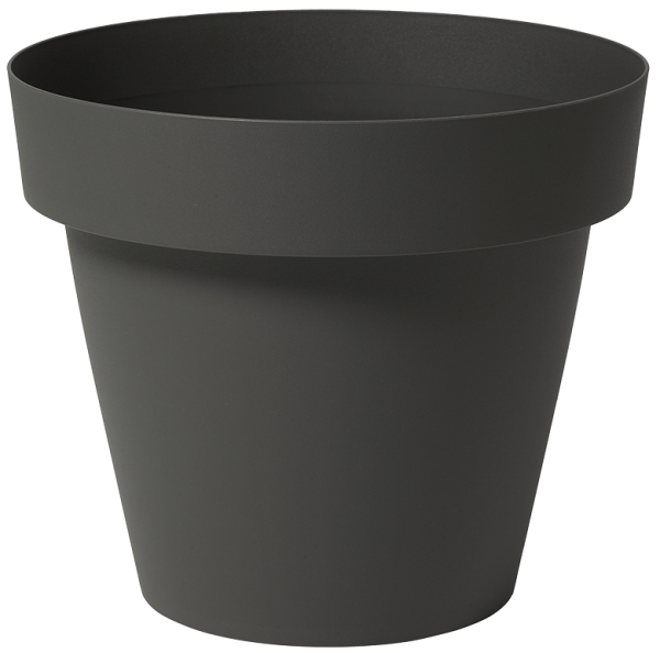 Contemporary Round Pot Urban Grey