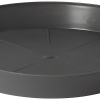 Contemporary Round Saucer Urban Grey