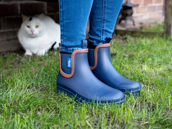 ClipGlove Ankle Boots Navy