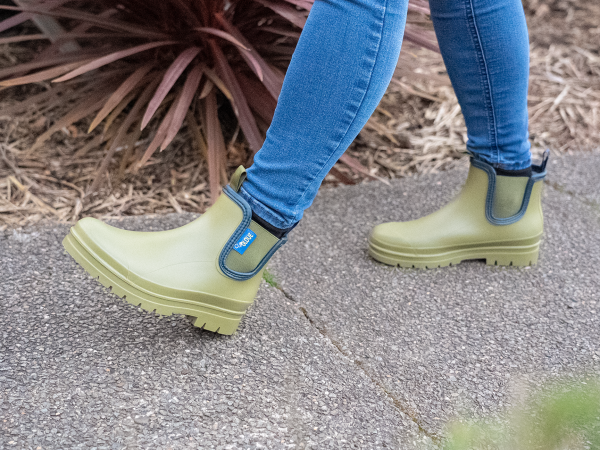 ClipGlove Ankle Boots Khaki